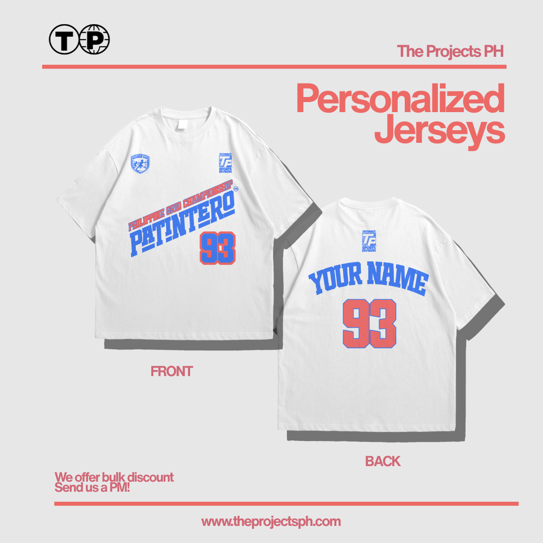 Patintero — Personalized Regular Fit Tee Jersey