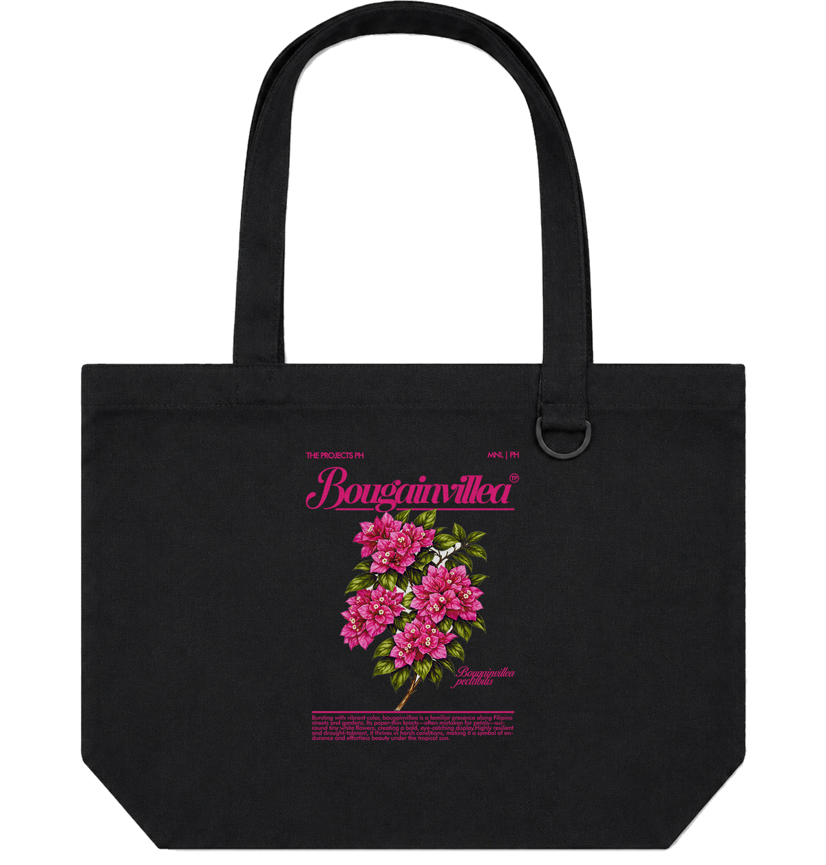 Bougainvillea – Personalized Canvas Tote