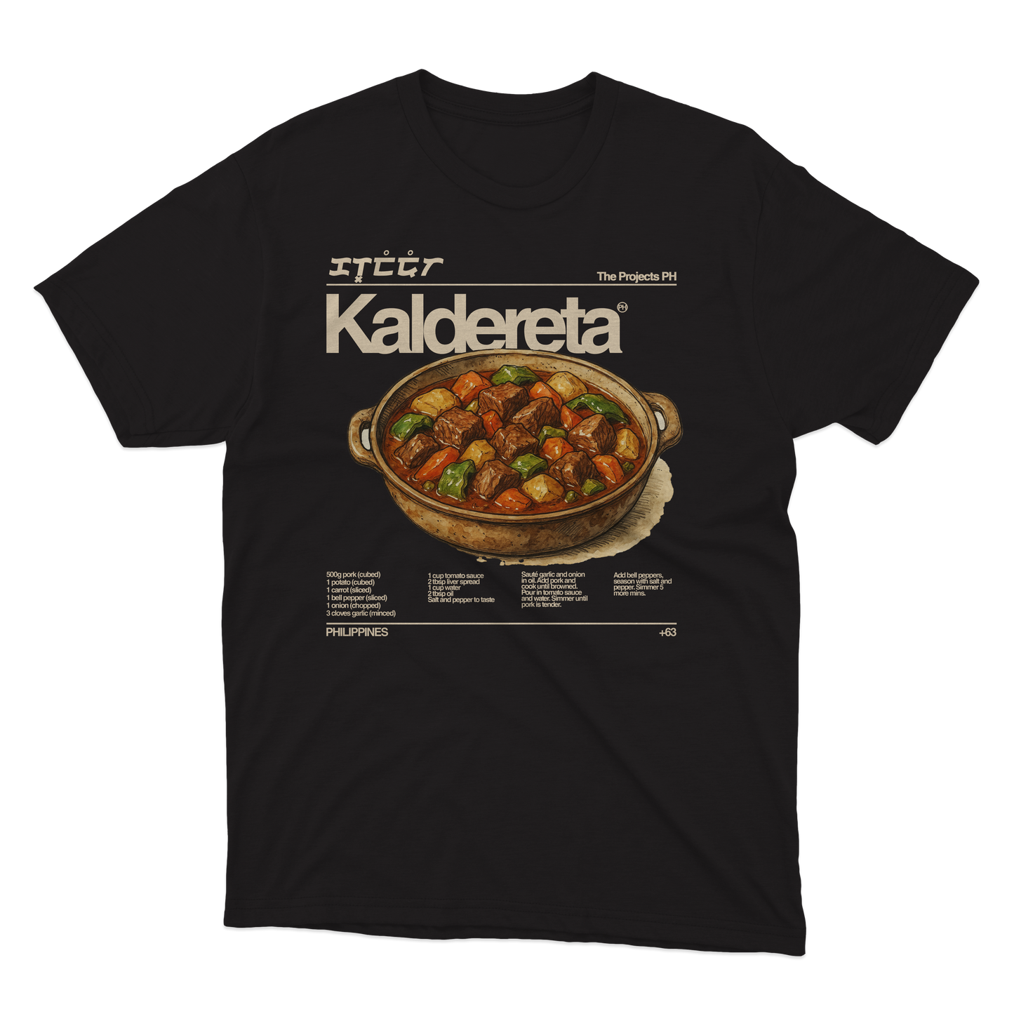 Kaldereta Oversized Fit Shirt