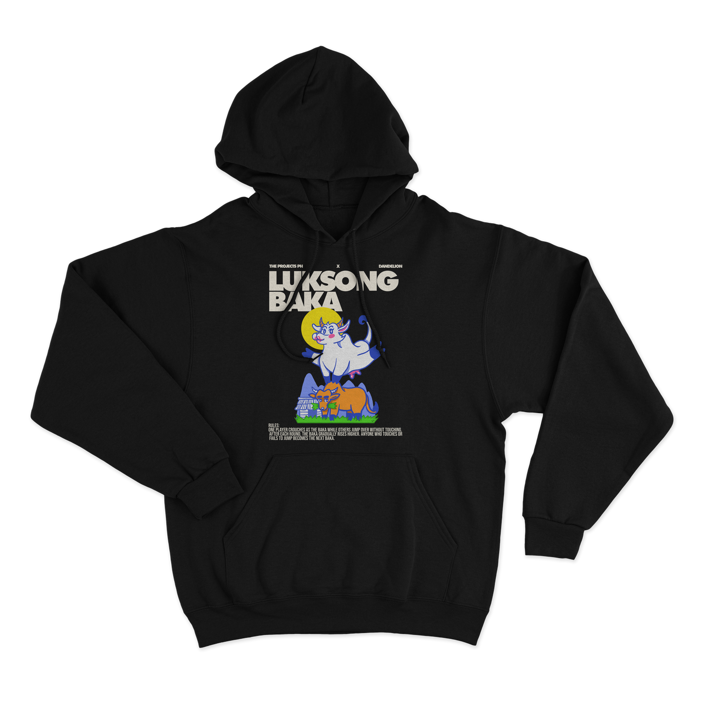 LUKSONG BAKA HOODIE - TPPH X DANDELION
