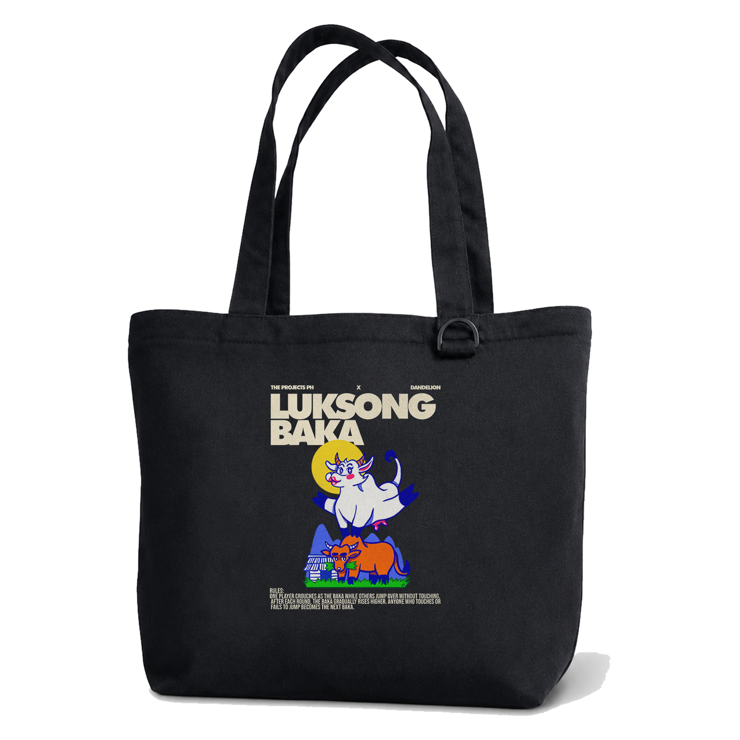 Luksong Baka- Everyday Canvas Tote