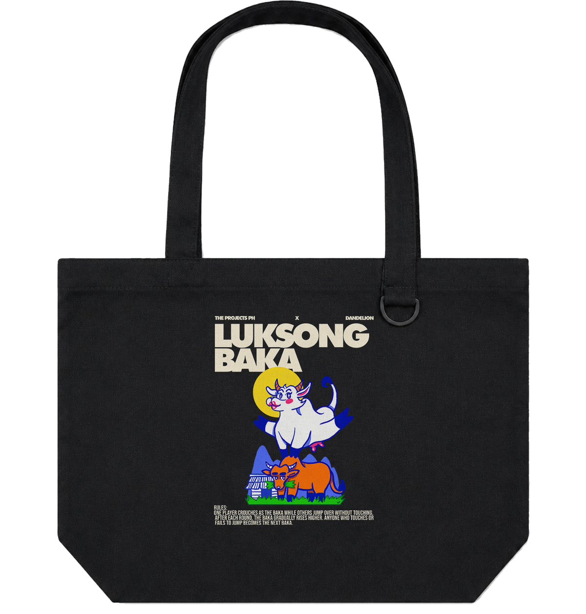 Luksong Baka – Personalized Canvas Tote