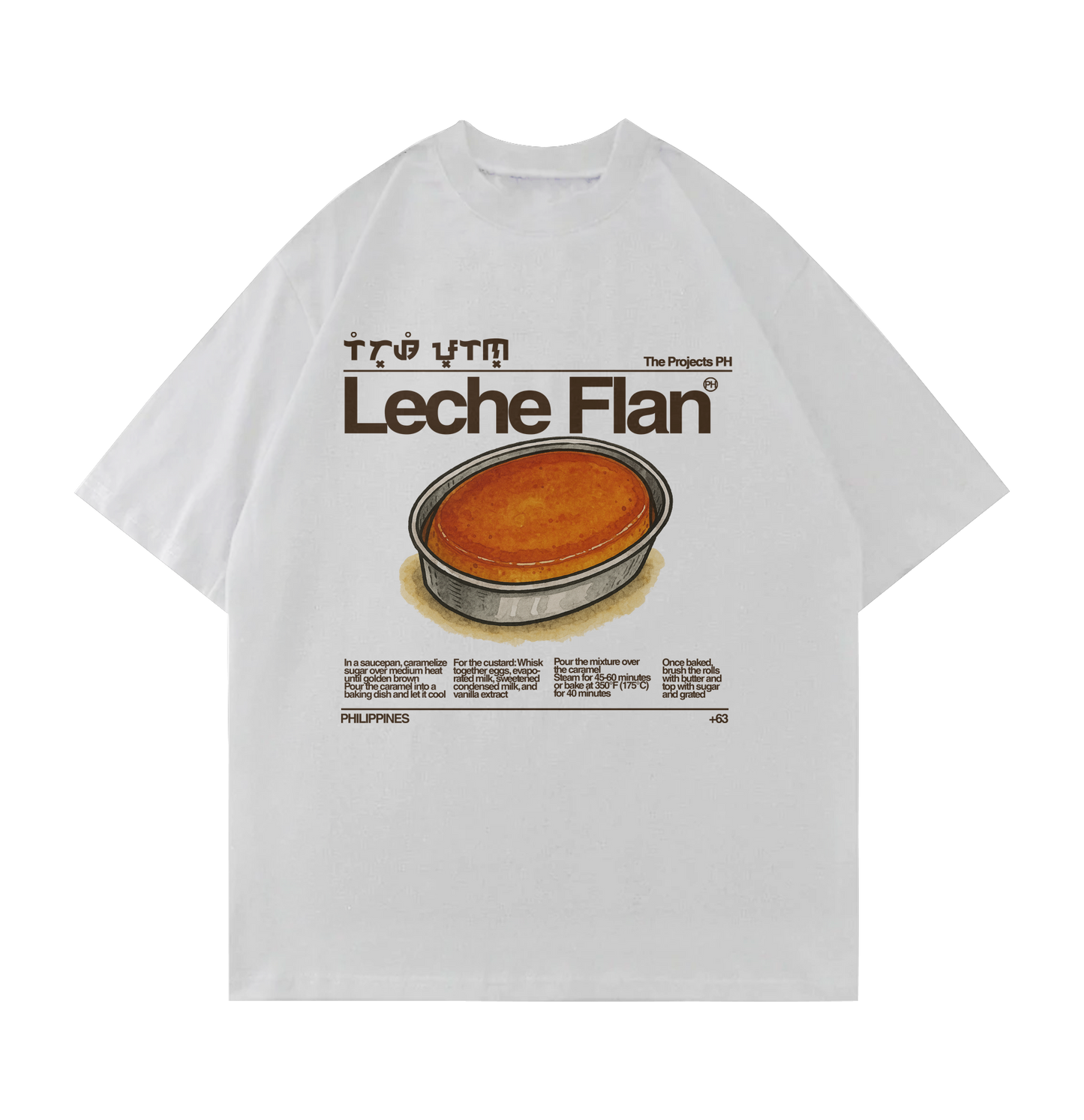 Leche Flan Oversized Tee