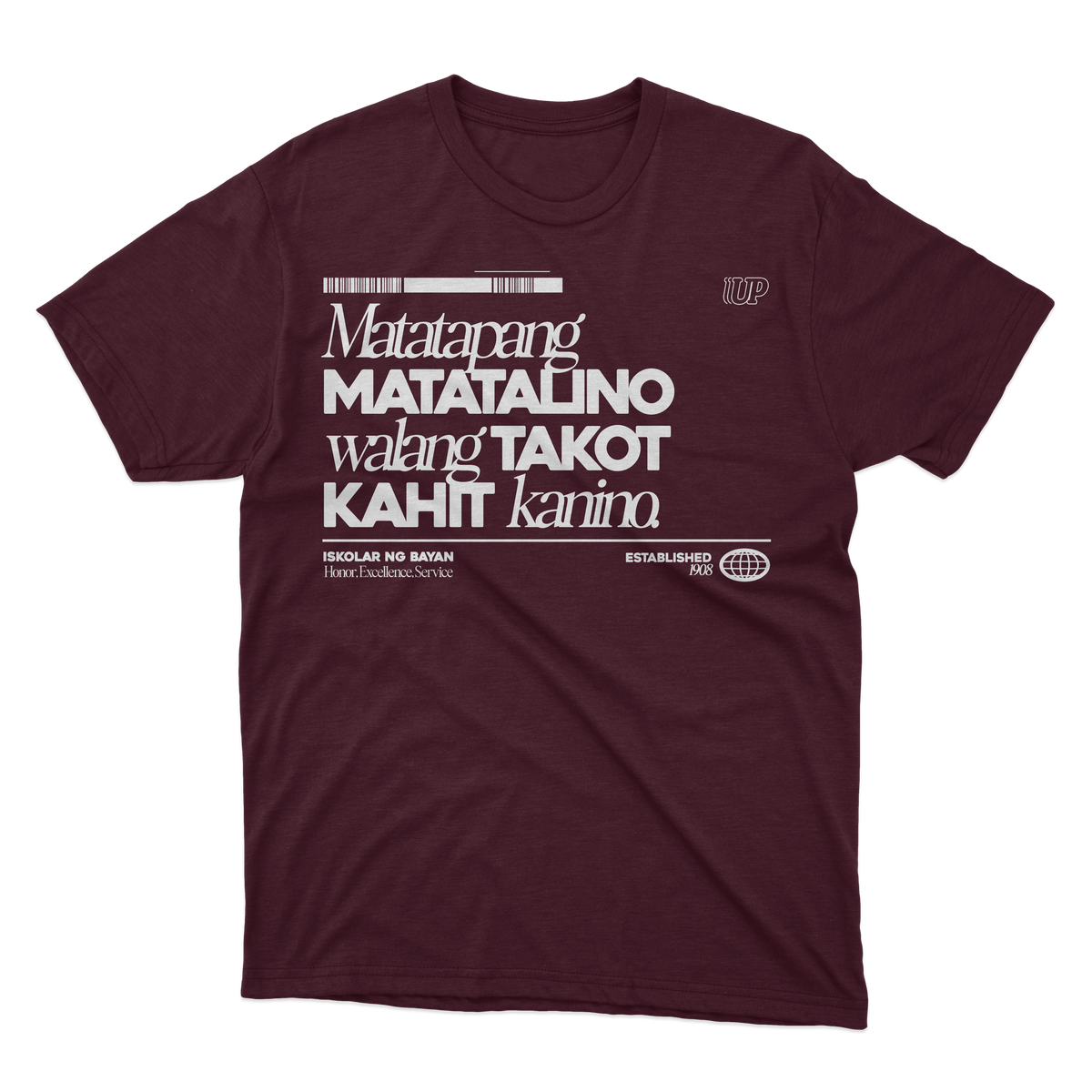 MM UP tee - Cotton Spandex Tee