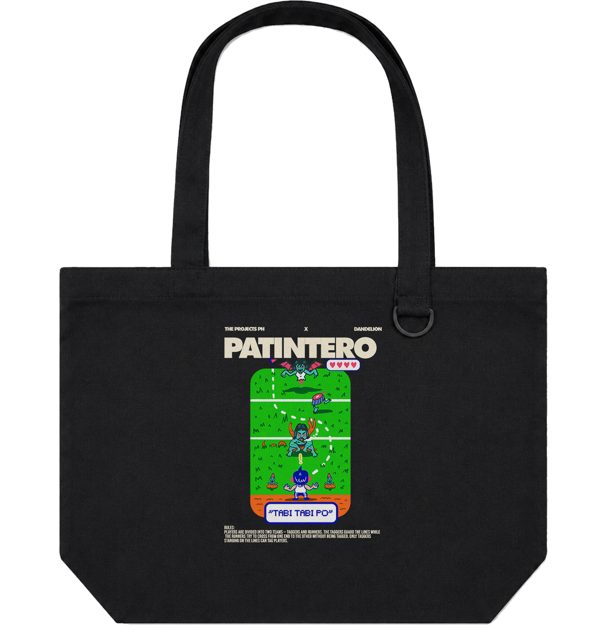 Patintero – Personalized Canvas Tote