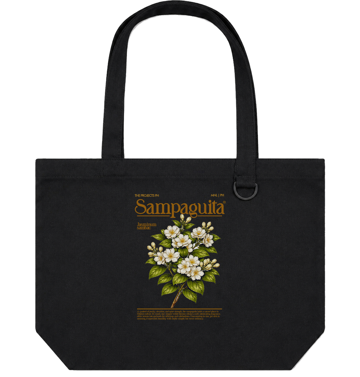 Sampaguita – Personalized Canvas Tote
