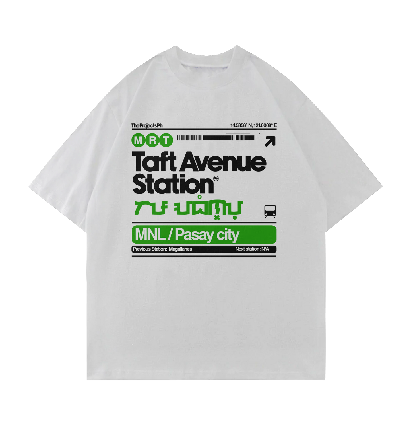 Taft station Oversized Tee