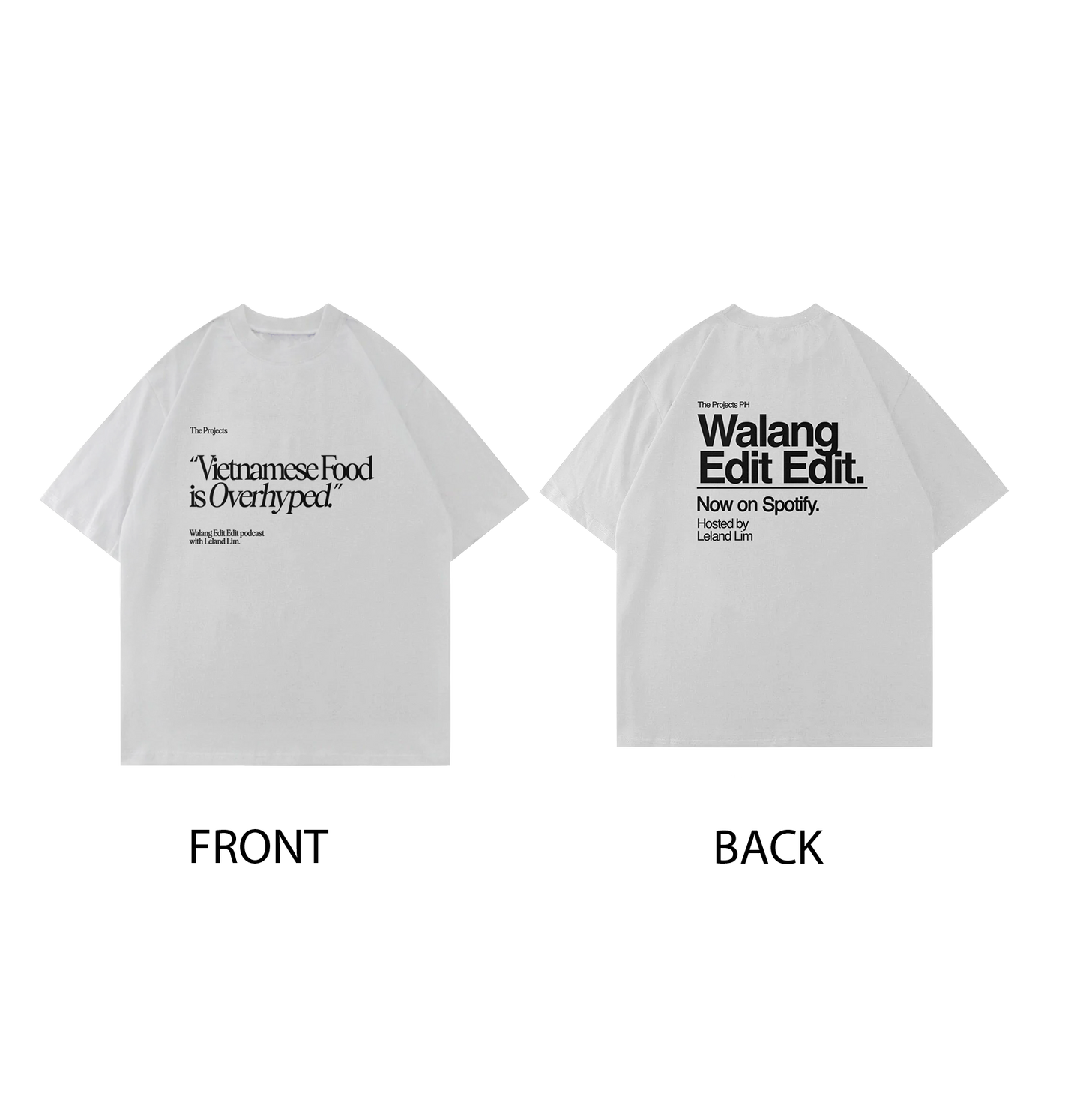 WEE-02 OVERSIZED PREMIUM TEE