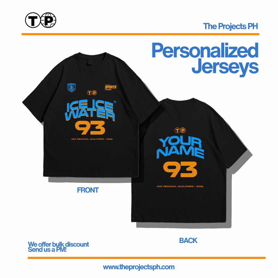 Ice Ice Water — Personalized Oversized Fit Jersey