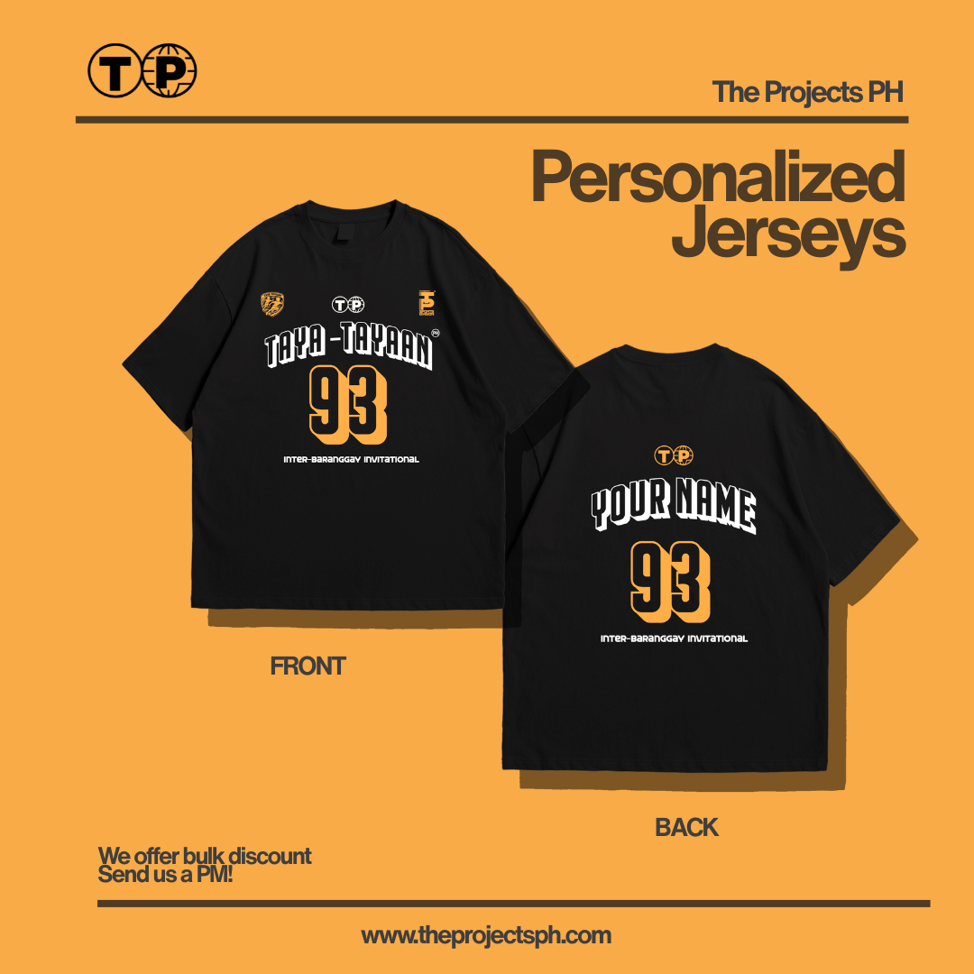 Taya-Tayaan — Personalized Dry Fit Jersey
