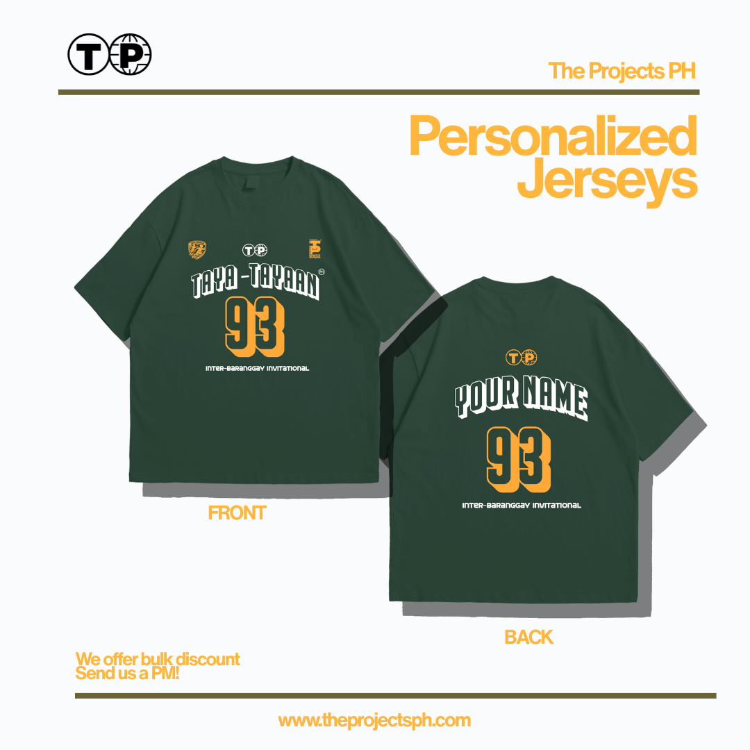 Taya-Tayaan — Personalized Dry Fit Jersey