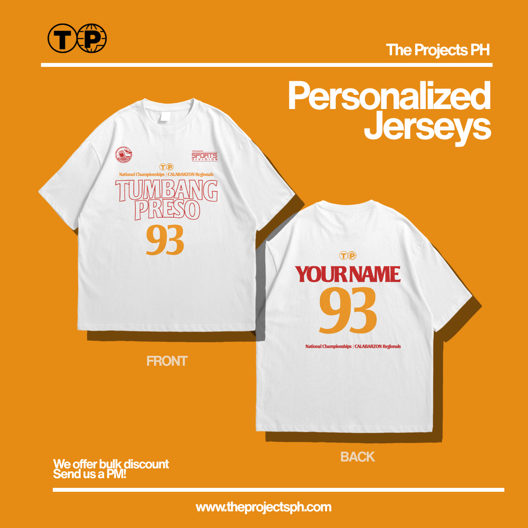 Tumbang Preso — Personalized Dry Fit Jersey