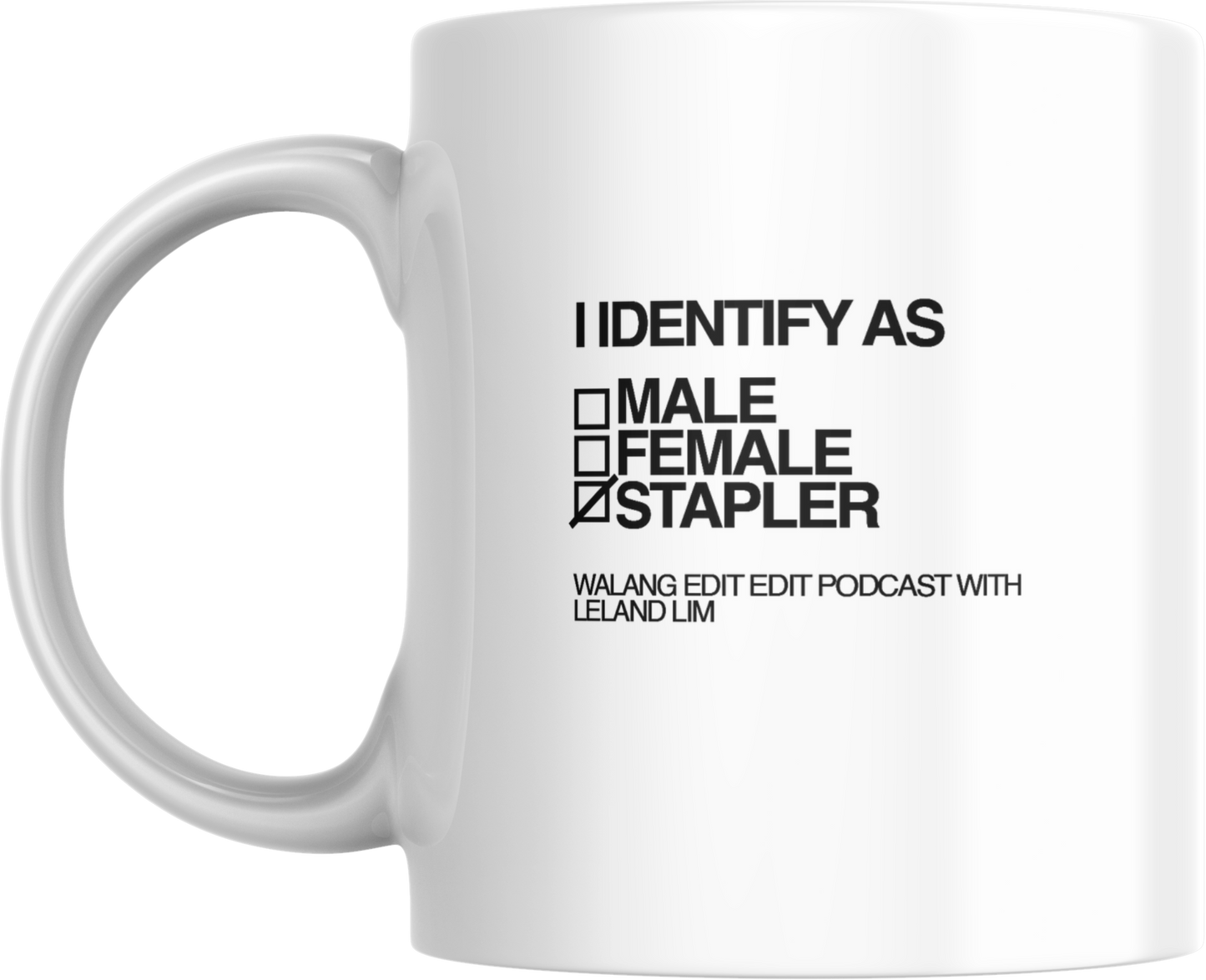 WEE-03 WHITE CERAMIC MUG