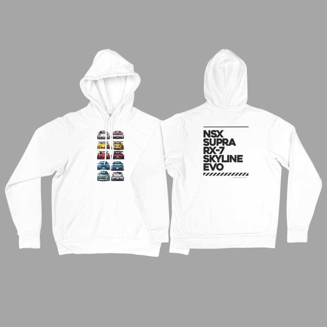 JDM LINE UP HOODIE - LIMITED RELEASE