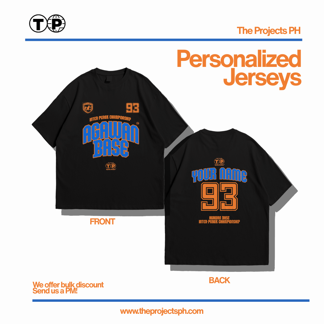 Agawan Base — Personalized  Regular Fit Tee Jersey