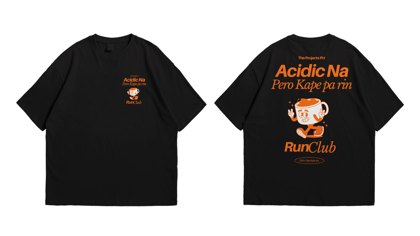 Acidic Run Club - Oversized Tee FB