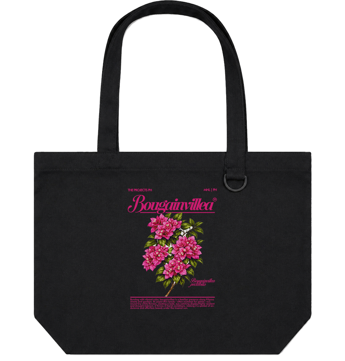 Bougainvillea – Personalized Canvas Tote