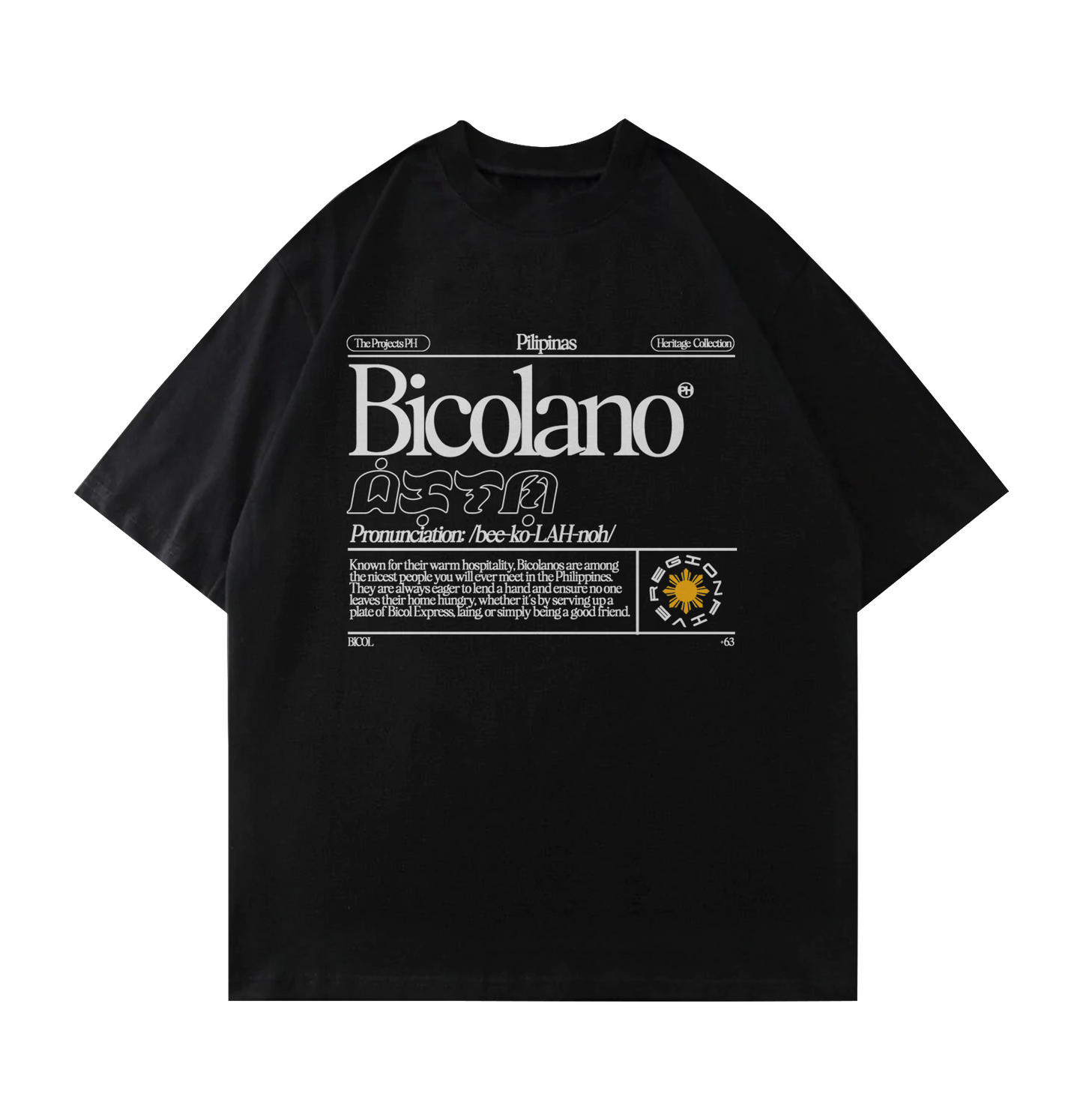 Bicolano Oversized Tee