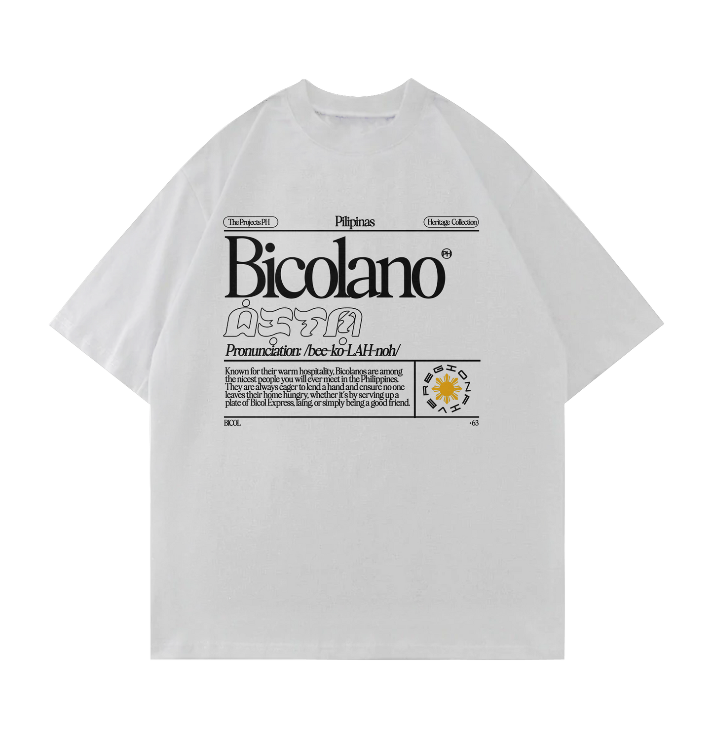 Bicolano Oversized Tee