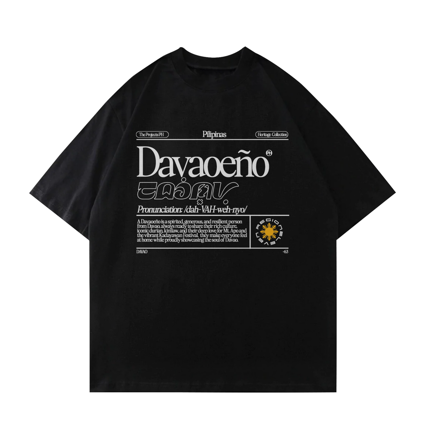 Davaoeño Oversized Tee