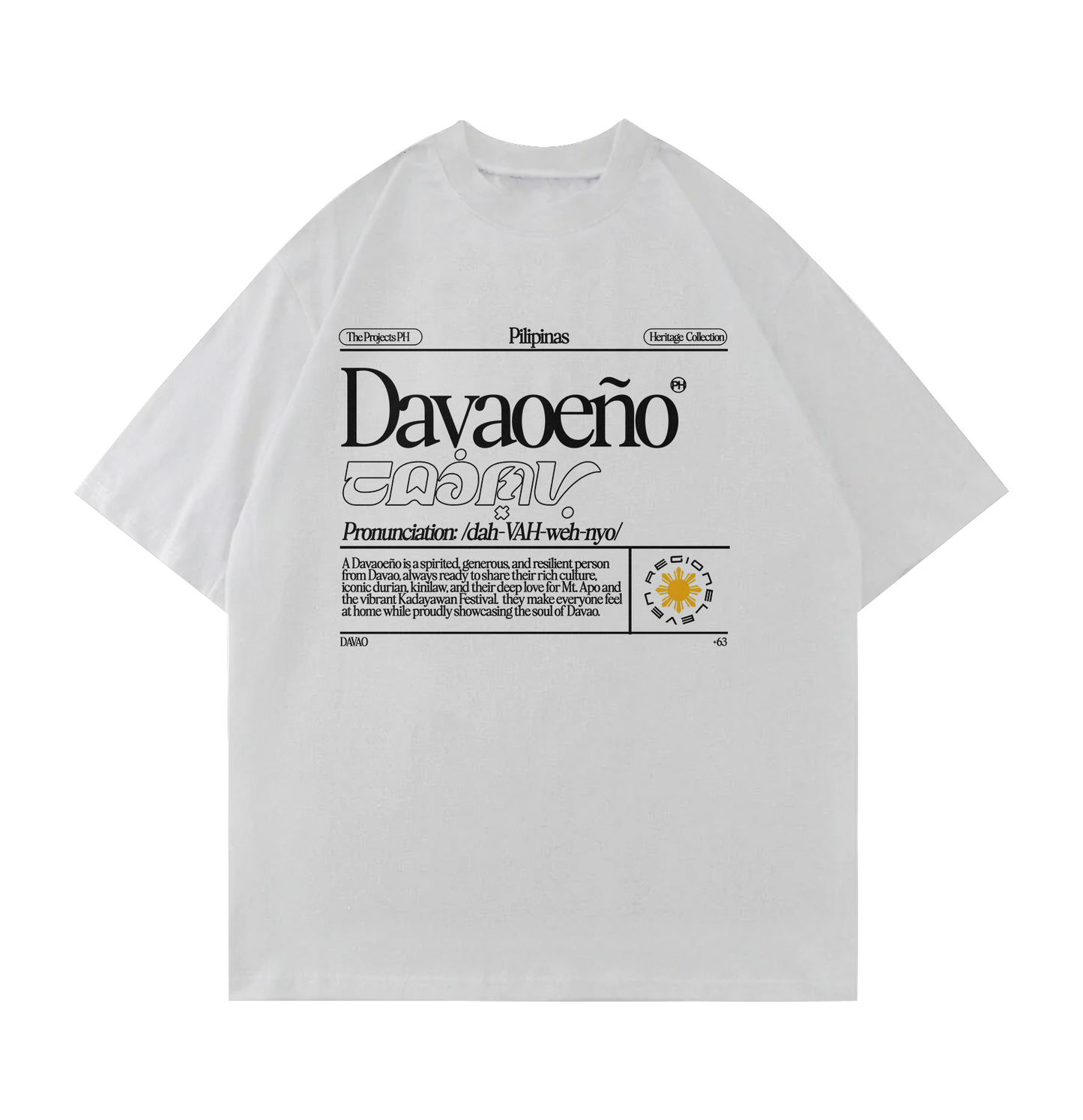 Davaoeño Oversized Tee