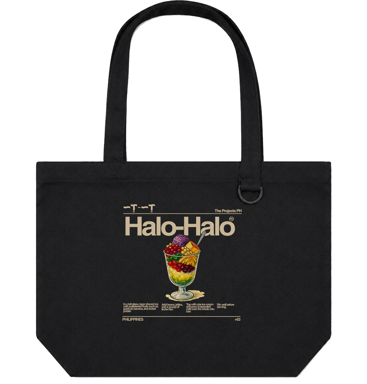 Halo Halo– Personalized Canvas Tote