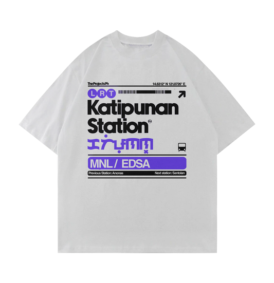 Katipunan station Oversized Tee