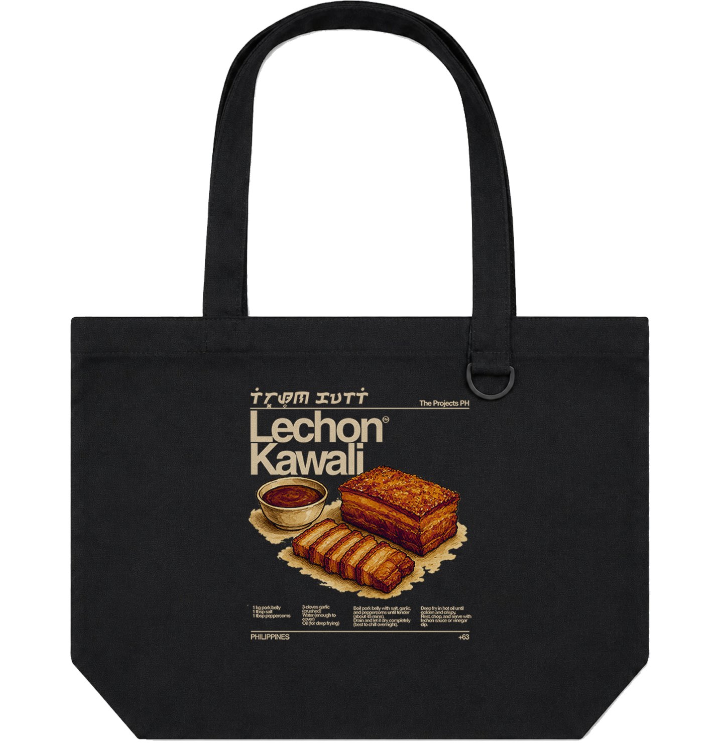 Lechon Kawali – Personalized Canvas Tote