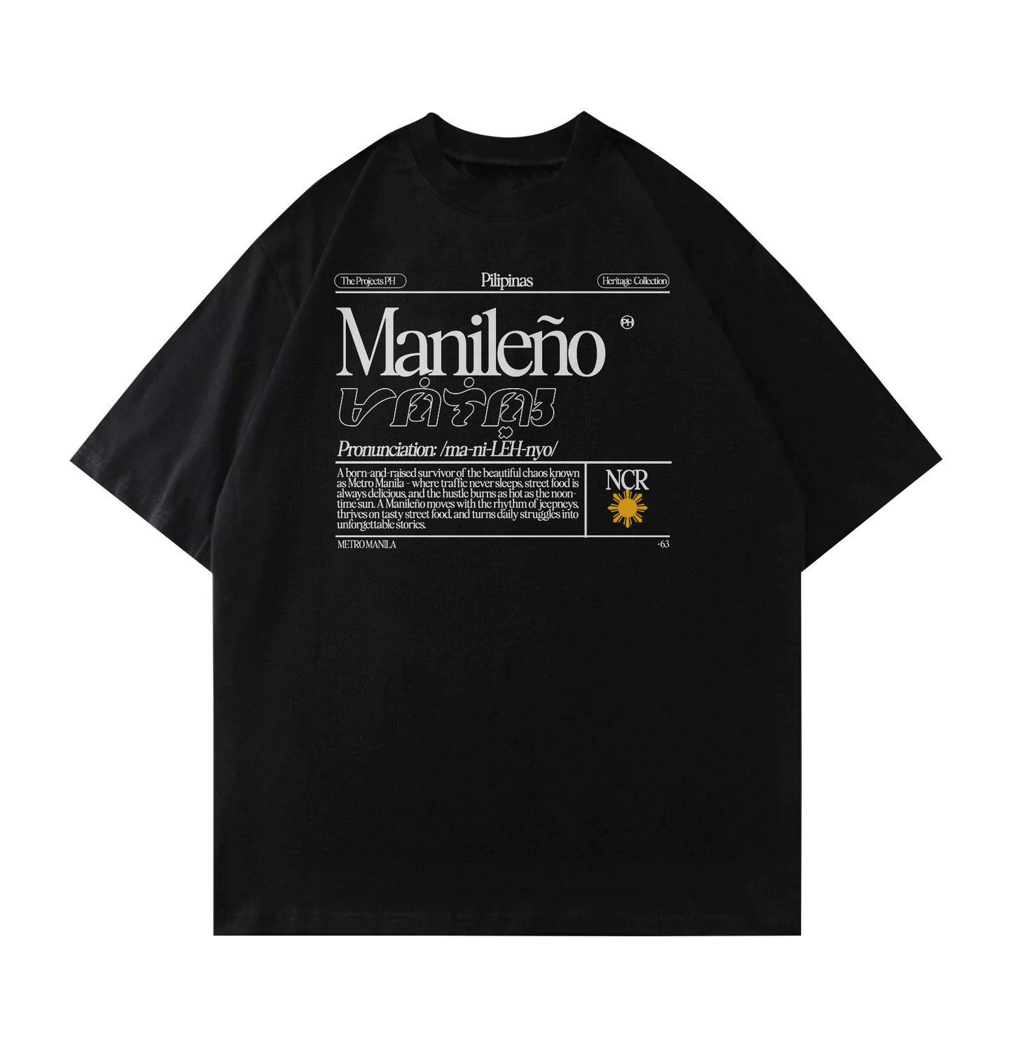 Manileño Oversized Tee