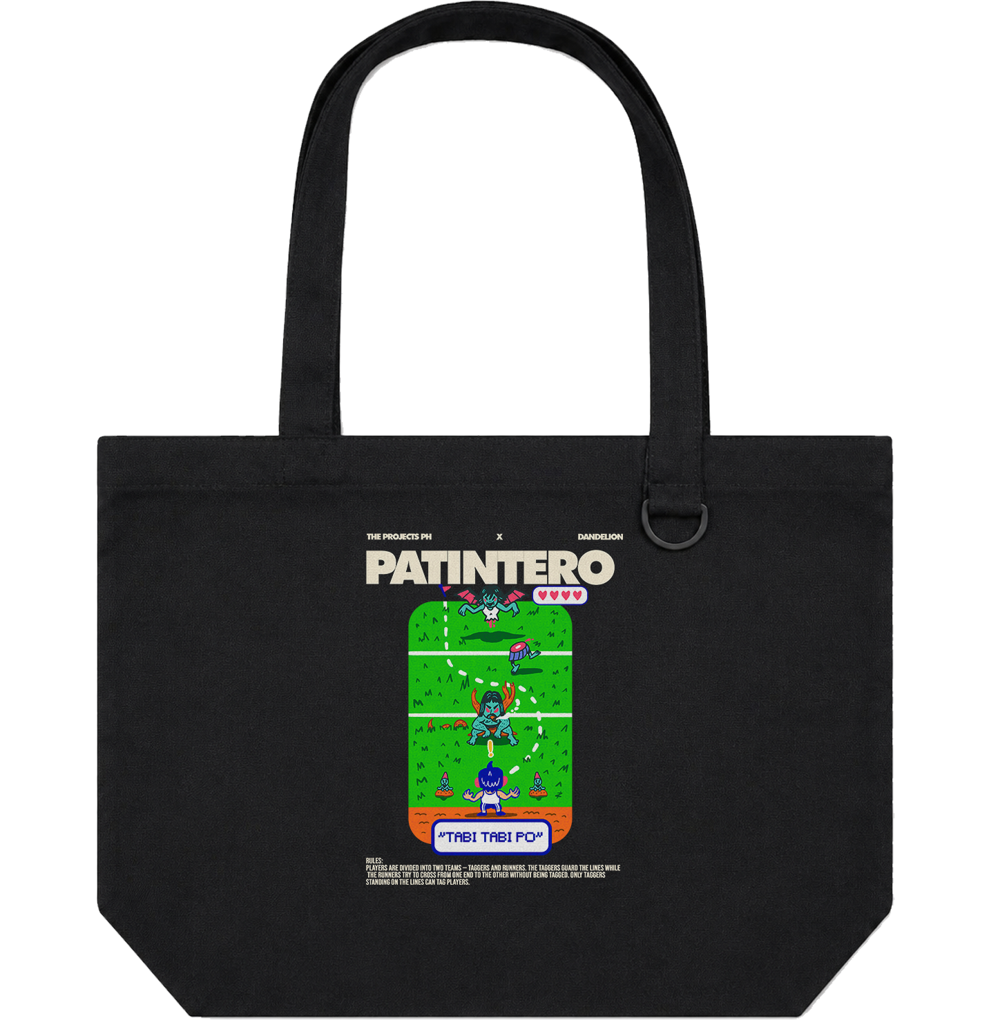 Patintero – Personalized Canvas Tote