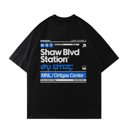 Shaw Blvd station Oversized Tee