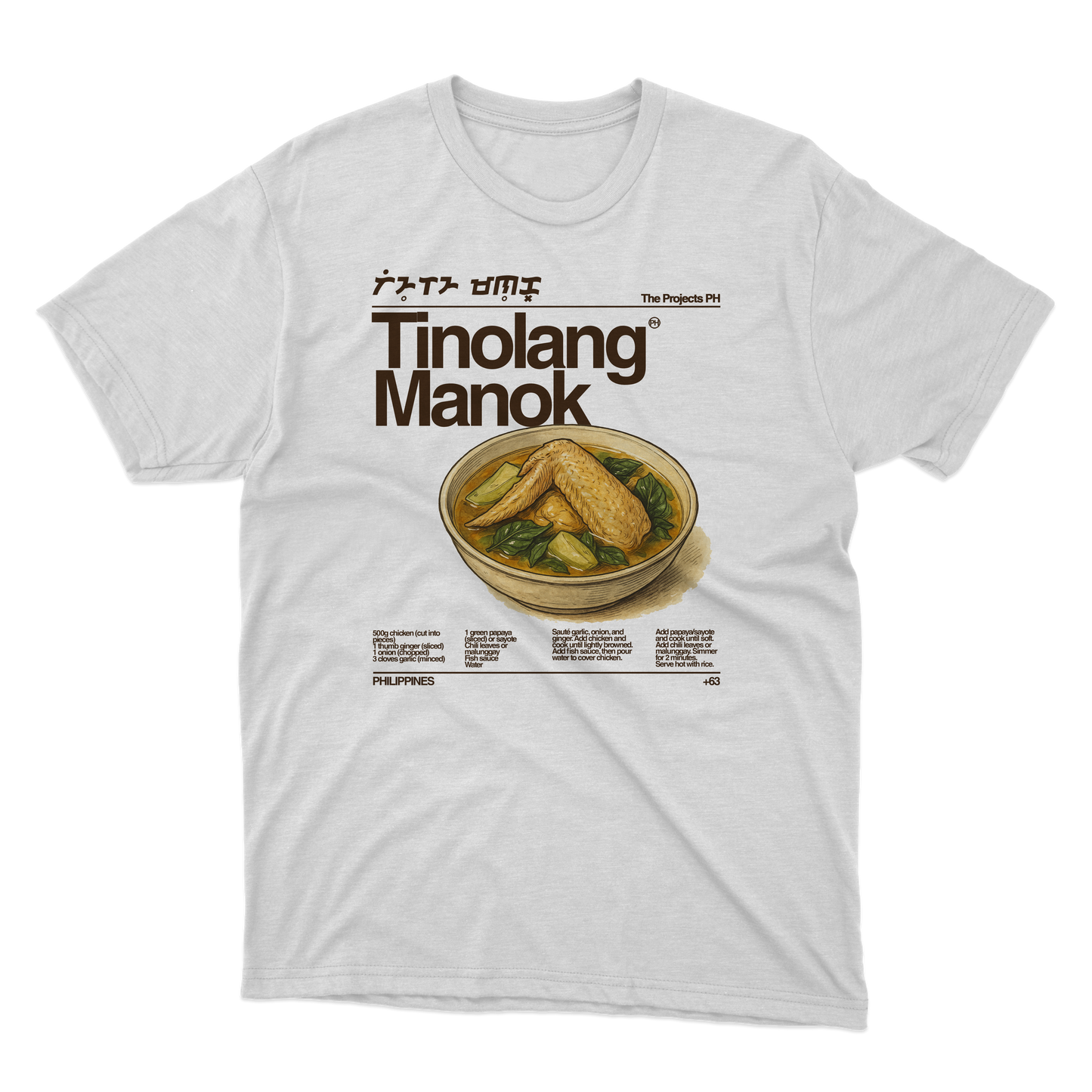 Tinolang Manok regular Fit Shirt