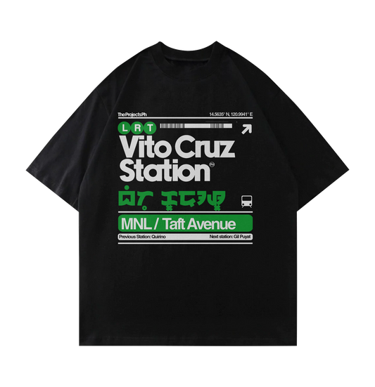 Vito Cruz station Oversized Tee