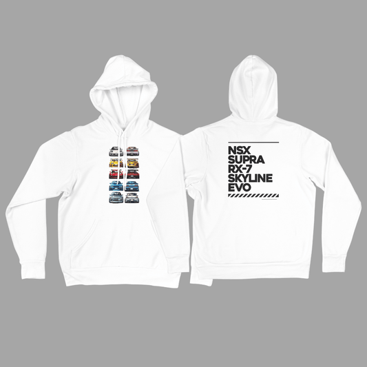 JDM LINE UP HOODIE - LIMITED RELEASE - The Projects